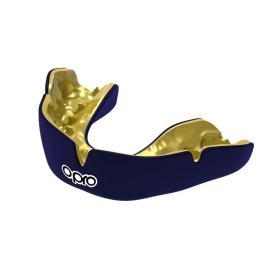 Капа з індивідуальною підгонкою OPRO Instant Custom Fit Single Color Dark Blue Gold