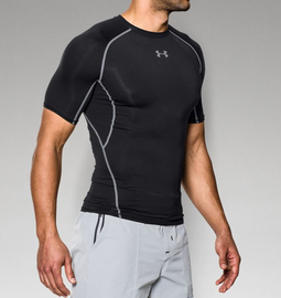 Компресійна футболка Under Armour HeatGear® Armour Short Sleeve Compression Shirt Black