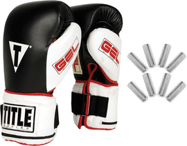 Боксерские перчатки с утяжелителями Title Boxing Gel Power Super Bag Gloves