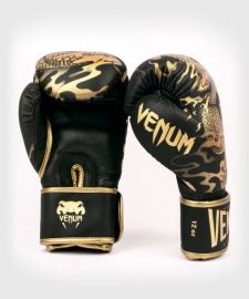 Боксерские перчатки Venum Dragons Flight Boxing Gloves Black Bronze, Фото № 3