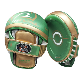 Лапи Rival RPM100 Professional Punch Mitts Green Gold