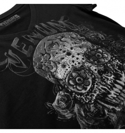 Женская футболка Venum Santa Muerte 3.0 T-shirt Black Black, Фото № 4