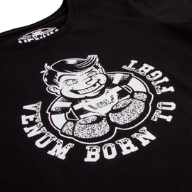 Дитяча футболка Venum Born to Fight T-shirt Black White, Фото № 5