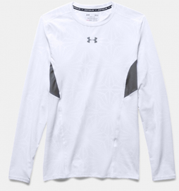 Компресійна футболка Under Armour CoolSwitch Long Sleeve Compression Shirt Graphite White, Фото № 4