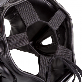 Боксерский шлем Venum Elite Iron Headgear Black, Фото № 4