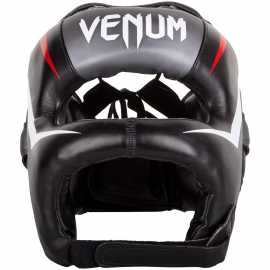 Боксерский шлем Venum Elite Iron Headgear Black