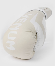 Боксерские перчатки Venum Elite Boxing Gloves White Ivory, Фото № 3