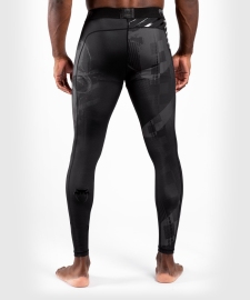 Компрессионные штаны Venum Skull Compression Tights Black Black, Фото № 2