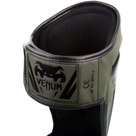 Захист гомілки Venum Elite Standup Shinguards Khaki Black, Фото № 3