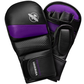 Гібридні рукавиці для MMA Hayabusa T3 7oz Hybrid Gloves Black Purple