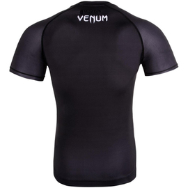 Компрессионная футболка Venum Contender 3.0 Compression T-shirt Short Sleeves Black/White, Фото № 2