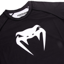 Компресійна футболка Venum Contender 3.0 Compression T-shirt Short Sleeves Black/White, Фото № 4