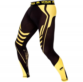 Компресійні штани Venum Technical Spats Black Yellow, Фото № 3