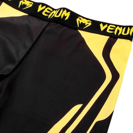 Компресійні штани Venum Technical Spats Black Yellow, Фото № 5