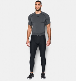 Компресійні штани Under Armour HeatGear® Armour Mens Leggings Black, Фото № 3