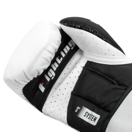 Боксерские перчатки Fighting S2 GEL Power Sparring Gloves White Black, Фото № 4