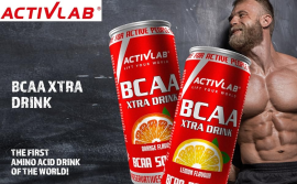 ActivLab BCAA Xtra Drink 5000 mg 330 ml Orange Flavour, Photo No. 3