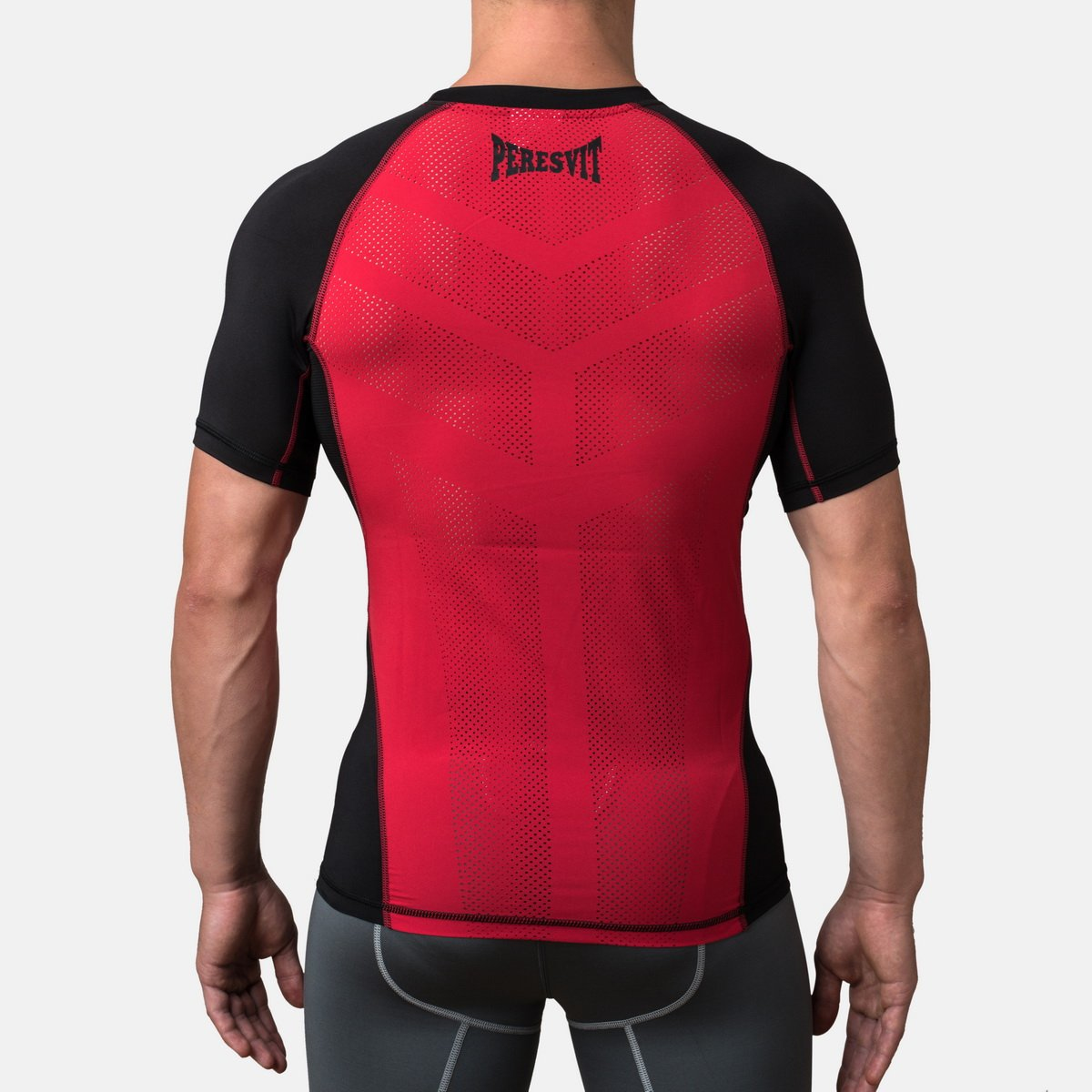 Компресійна футболка Peresvit Air Motion Black Red Short Sleeve