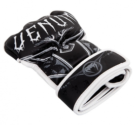 Рукавиці для MMA Venum Gladiator 3.0 MMA Gloves Black White, Фото № 2