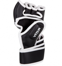 Рукавиці для MMA Venum Gladiator 3.0 MMA Gloves Black White, Фото № 3