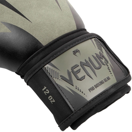 Боксерські рукавиці Venum Impact Boxing Gloves Khaki Black, Фото № 2