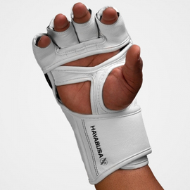 Перчатки для ММА Hayabusa T3 MMA 4oz Gloves White Black, Фото № 6