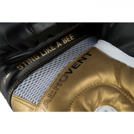 Боксерские перчатки Title Ali Infused Foam Training Gloves Black Gold, Фото № 3