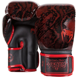 Боксерські рукавиці Venum Fusion Boxing Gloves Red Black, Фото № 2