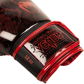 Боксерські рукавиці Venum Fusion Boxing Gloves Red Black, Фото № 4