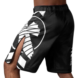 Шорти для MMA Hayabusa Icon Fight Shorts Black White, Фото № 3