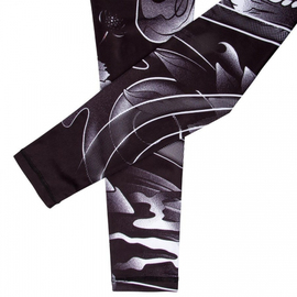 Компрессионные штаны Venum Samurai Skull Spats Black, Фото № 7