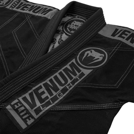 Кимоно для джиу-джитсу Venum Elite Light 2.0 BJJ GI Black Black, Фото № 7