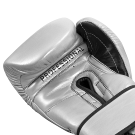 Боксерські рукавиці Pro Mex Professional Training Gloves 3.0 Silver, Фото № 4
