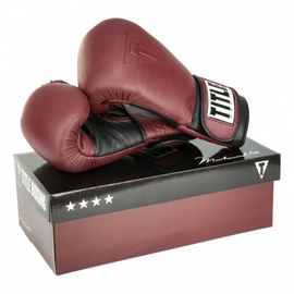 Боксерские перчатки Title Ali Authentic Leather Training Gloves, Фото № 4
