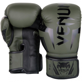 Боксерські рукавиці Venum Elite Boxing Gloves Khaki Black
