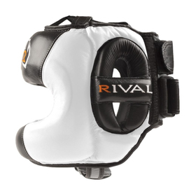 Боксерський шолом Rival RHGFS1 Face Saver Training Headgear White, Фото № 2