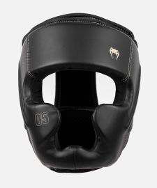 Боксерський шолом Venum Impact Evo Headgear - Black/Beige