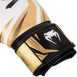 Боксерські рукавиці Venum Challenger 3.0 Boxing Gloves White Gold, Фото № 3