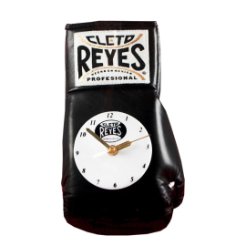 Cleto Reyes Boxing Gloves Clock Cow Leather Black