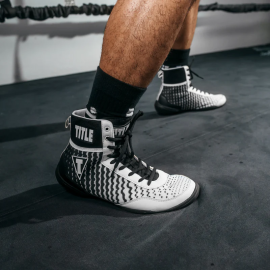 Боксерки Title Boxing Predator II Shoes 2.0 Black White, Фото № 5