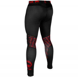 Компрессионные штаны Venum Logos Tights Black Red, Фото № 5