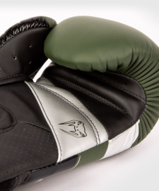Боксерские перчатки Venum Elite Evo Boxing Gloves Khaki Silver, Фото № 5