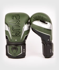 Боксерские перчатки Venum Elite Evo Boxing Gloves Khaki Silver, Фото № 2