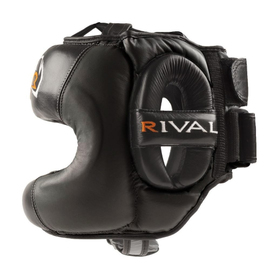 Боксерський шолом Rival RHGFS1 Face Saver Training Headgear Black/Black, Фото № 2