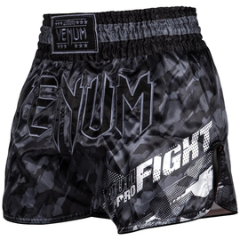 Шорти для тайсього боксу Venum Tecmo Muay Thai Shorts Dark Grey