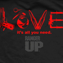Женская футболка Ranger Up Black Love, Фото № 2