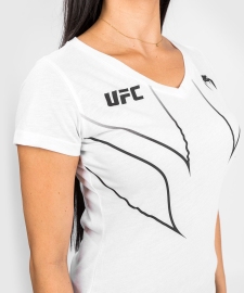 Женская футболка Venum UFC Fight Night 2.0 Replica Womens T-shirt White, Фото № 5