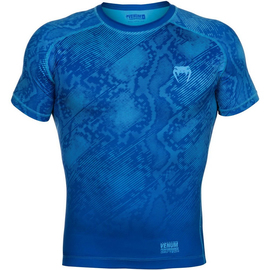 Компресійна футболка Venum Fusion Compression T-shirt Blue Short Sleeves
