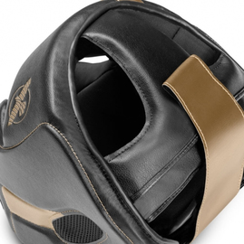 Шолом Hayabusa T3 Chinless Headgear Black Gold, Фото № 2