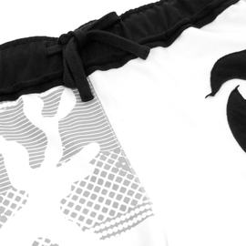 Шорти Venum Assault Cotton Shorts White Black, Фото № 5